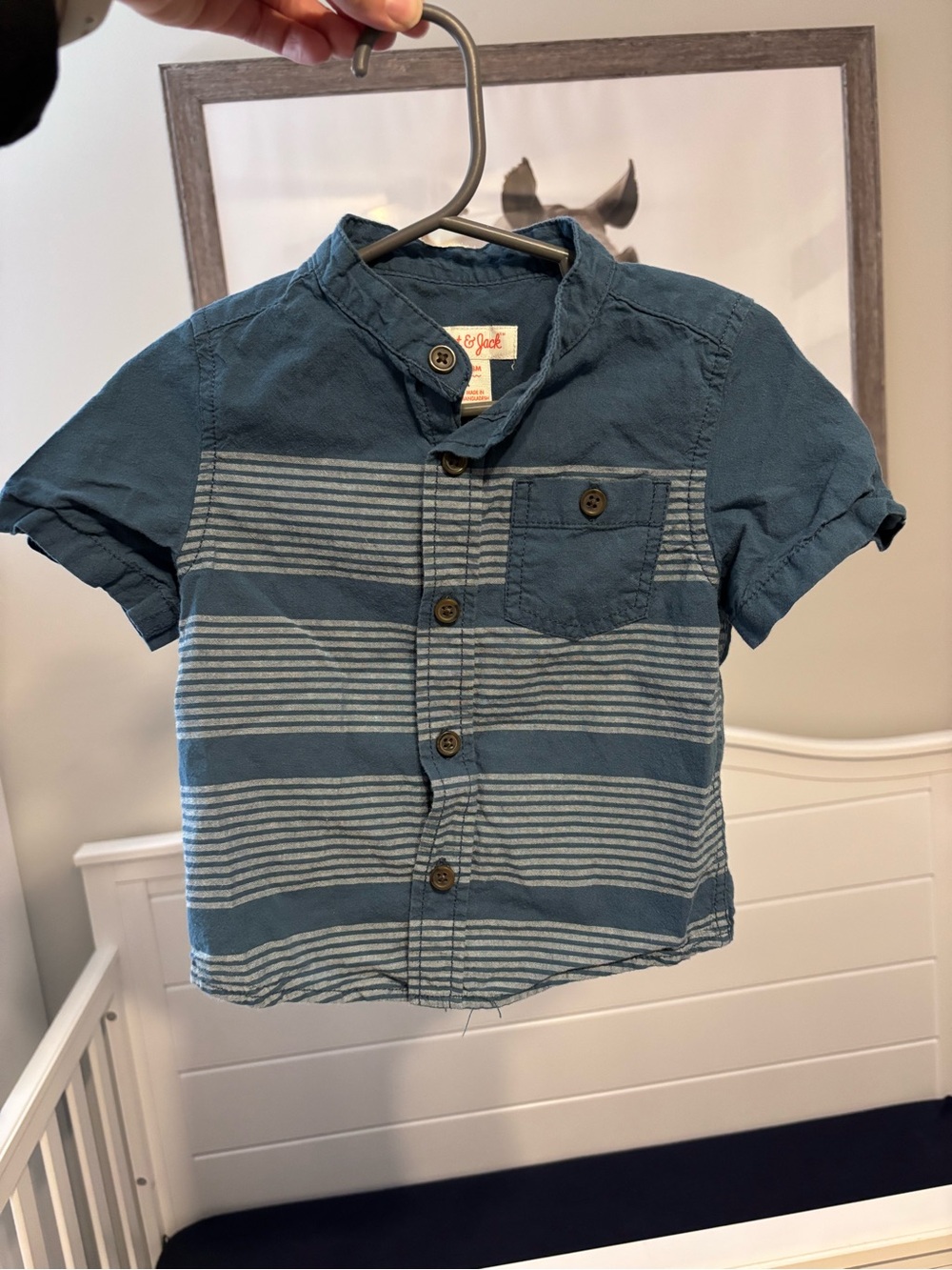 Cat & Jack 18M button up shirt bundle (includes 2)